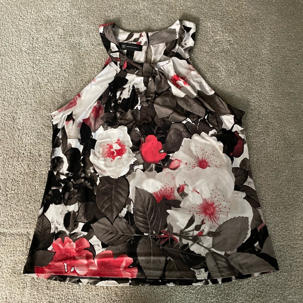 INC Floral Tank Blouse